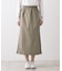 【撥水/ウエストゴム】ストレッチIラインスカート