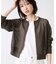 【洗える】チェック柄シアークルーネックカーディガン