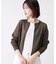 【洗える】チェック柄シアークルーネックカーディガン