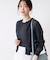 【洗える】チェック柄シアークルーネックカーディガン