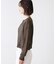 【洗える】チェック柄シアークルーネックカーディガン