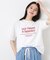 【洗える】オーガニックコットンロゴTシャツ