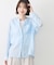 【洗える】ドロストリングシアーシャツ