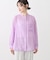 【洗える】ドロストリングシアーシャツ