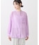 【洗える】ドロストリングシアーシャツ