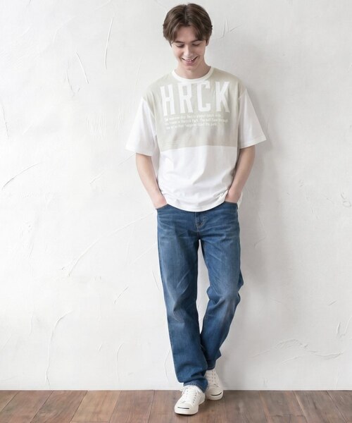 洗える】オーガニックコットングラフィックTシャツ｜デッサンの通販