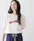 【ユニセックス/洗える】ネップロゴ刺繍Tシャツ