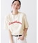 【ユニセックス/洗える】ネップロゴ刺繍Tシャツ