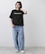 ロゴ刺繍ミニ裏毛Ｔシャツ