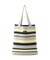 【マシンウォッシャブル・A4収納可】ランダムボーダーニットBAG