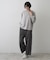 ピンストライプストレートパンツ