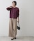 ピンストライプストレートパンツ