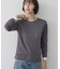 クルーネックシアーロングTシャツ