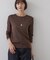 クルーネックシアーロングTシャツ