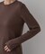 クルーネックシアーロングTシャツ