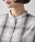 【手洗い可/シワになりにくい】オンブレーチェックシャツ