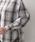 【手洗い可/シワになりにくい】オンブレーチェックシャツ
