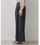 【後ろウエストゴム】センタープレスワイドパンツ
