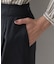 【後ろウエストゴム】センタープレスワイドパンツ