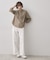 【高レビュー/洗える/7色展開】フロントフリルブラウス