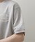 ロゴ刺繍ミニ裏毛Tシャツ