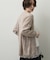 【洗える】モヘアブレンドニット ボタンレスカーディガン