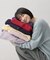 【洗える/ふんわりやわらかい/8色展開】フォックスウールブレンド ニットカーディガン