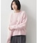 【洗える/ふんわりやわらかい】フォックスウールブレンド ニットプルオーバー