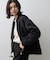 【洗える/2WAY】リバーシブル タフタ×フリースブルゾン