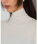 サイドシャーリングハイネックニット