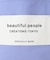 【beautiful people】big name tote