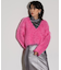 【WEB限定】Vネックシャギーニット
