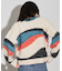 カラーブロッキングニット