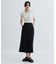 【セットアップ対応】リネンライクボックスタックスカート【カセット服/通勤・オフィス】