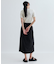 【セットアップ対応】リネンライクボックスタックスカート【カセット服/通勤・オフィス】