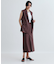 【セットアップ対応】リネンライクボックスタックスカート【カセット服/通勤・オフィス】