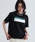【再入荷／接触冷感】箔プリントロゴTシャツ