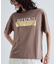 【再入荷／接触冷感】箔プリントロゴTシャツ