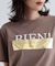 【再入荷／接触冷感】箔プリントロゴTシャツ