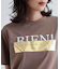 【再入荷／接触冷感】箔プリントロゴTシャツ