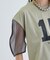 シアースリーブプリントTシャツ