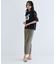 シアースリーブプリントTシャツ