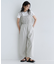 【一部店舗限定】ショルダーシャーリングサロペット
