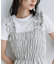 【一部店舗限定】ショルダーシャーリングサロペット