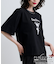 【Betty Boop(TM)】センタープリントワイドTシャツ