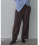 【Comfy SET UP】イージーストレートワイドパンツ【セットアップ対応／カセット服／オケージョン／通勤】