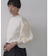 ファブリックフォルムスリーブニット