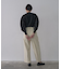 ファブリックフォルムスリーブニット