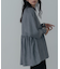 ペプラムハイネックニット