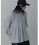 ペプラムハイネックニット